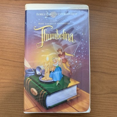 Vintage Thumbelina VHS Tape In Clamshell Box