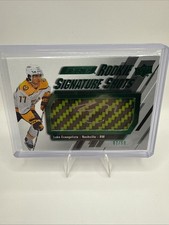 LUKE EVANGELISTA 2023-24 Engrained ROOKIE AUTO /50 Signature Shots #07/50 SP RC