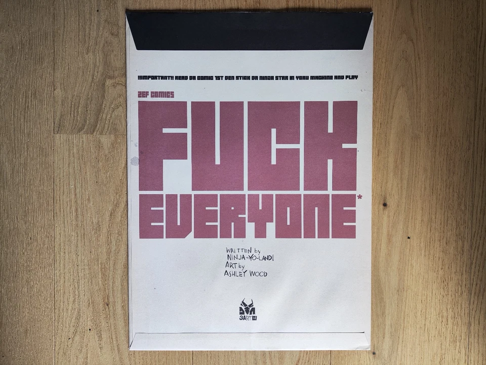 Die Antwoord : Fuck Everyone - Zef Comix - San Diego Comic Con 2017 Exclusive - Photo 4/4