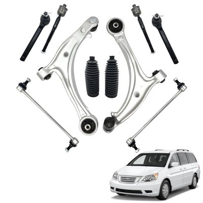 10Pcs Front Lower Control Arm Suspension Kit for Odyssey 2005-2010