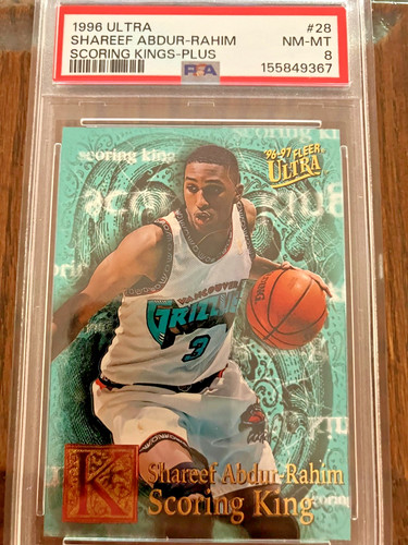 Shareef Abdur-Rahim [Plus] #28 1996 Ultra Scoring Kings card