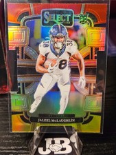 2023 Select Concourse Jaleel Mclaughlin RC Rookie Red Yellow Prizm Die-Cut #32