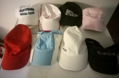 Womens Hats Caps, Lot Of 8 , Victoria Secret,Avia, Pink , Athletic Works , - Picture 11 of 11