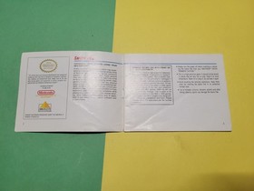 Space Shuttle Nintendo NES Instruction Manual Only