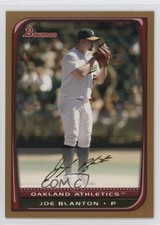 2008 Bowman Gold Joe Blanton #16 12xy