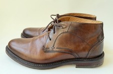Johnston Murphy Brown Leather Signature Series Chukka Boots 20-9796 Size 8 M