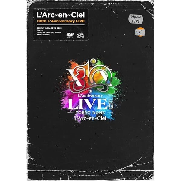 L'Arc~en~Ciel 30th L'Anniversary LIVE (Regular Edition) (DVD) JAPAN JP
