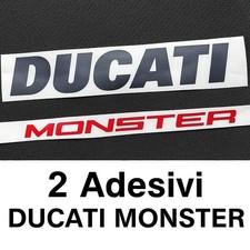 2 Adesivi Serbatoio Ducati Monster 400 600 620 750 900 1000 S4 S4R S2R S4RS