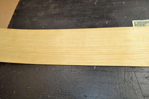Pine Raw Wood Veneer Sheets 6 x 107 inches 1/42nd LONG SHEETS 4665-48 - Picture 6 of 14