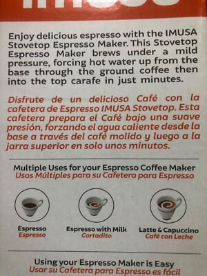 Imusa cup Manual Stovetop Espresso Maker
