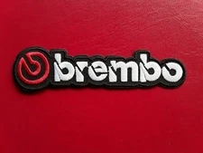 BREMBO BRAKES CAR VAN TRUCK RALLY MOTORSPORT RACING EMBROIDERED PATCH UK SELLER 