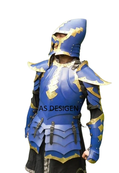 Medio traje de armadura de caballero recreación medieval Foto 3 de 4