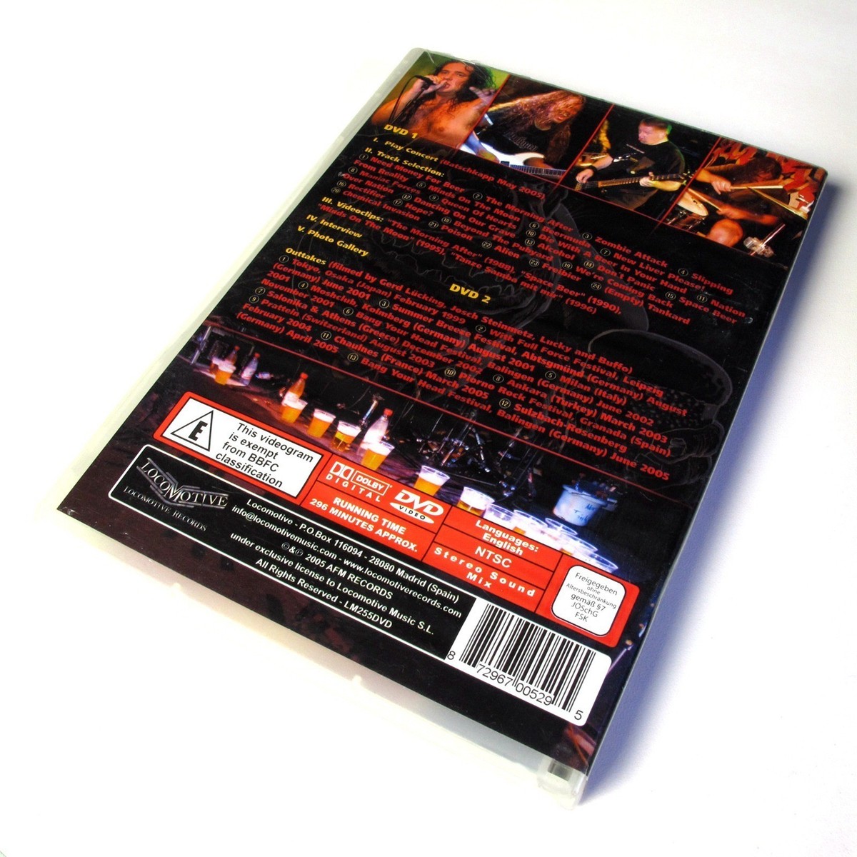 Tankard - Fat, Ugly & Still (A)Live SPAIN 2xDVD [Region 0
