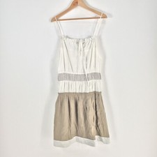 Unbranded womens dress size S shift multicolour sleeveless viscose 071967