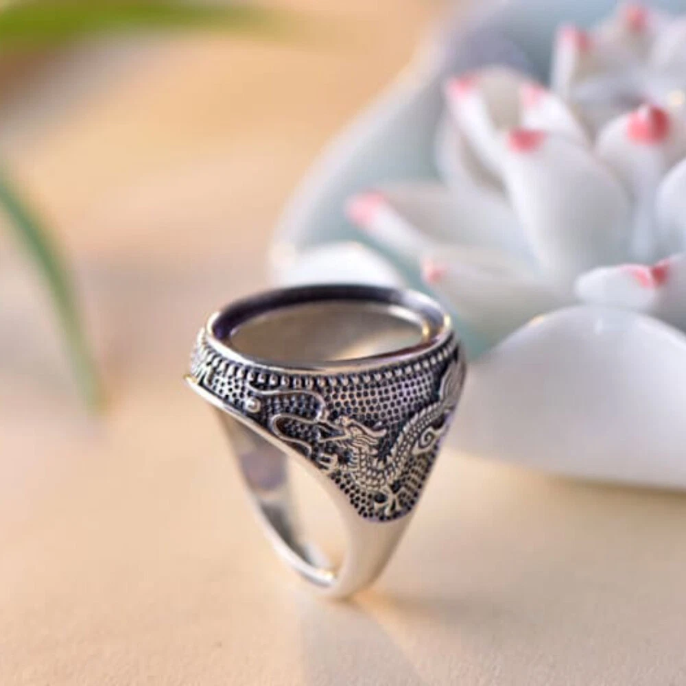 Vintage Lace Sterling Silver Adjustable Ring | Bottled Up Designs