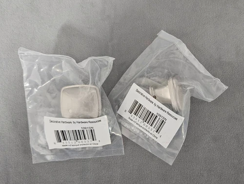 Jeffrey Alexander 1-3/16 in. 1091SN Milan Plain Square Cabinet Knob Satin Nickel - Picture 3 of 7