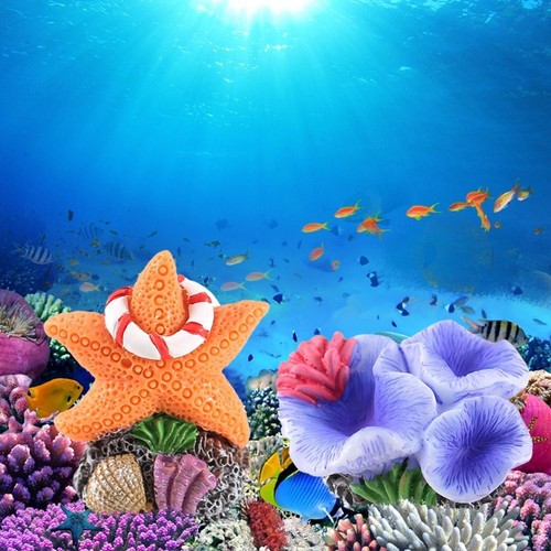 Resin Simulation Starfish Micro Landscape Resin Reef Rock Artificial Coral - Picture 7 of 18