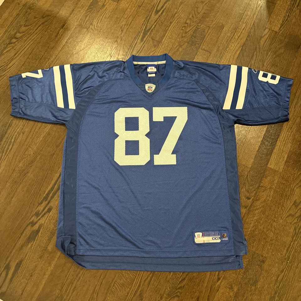 Jersey Indianapolis Colts XXL Reggie Wayne para hombre azul  Foto 2 de 4