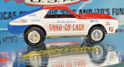 JOHNNY LIGHTNING  SHIRLEY SHAHAN DRAG-ON-LADY 1969 AMC AMX SUPER STOCK BB13-1063