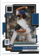 Andre Jackson 2022 Chronicles Clearly Donruss Blue RC #2 #23/50  Dodgers