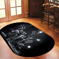 Drum Rug, Young Room Rug, Area Rug, Non Slip Floor, Decor Rug, For Living Room