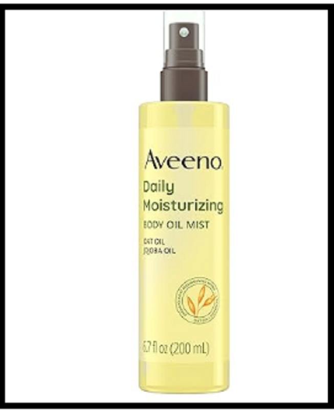 Aveeno Daily Moisturizing Dry Body Oil Mist w/ Oat & Jojoba Oil for Dry Skin