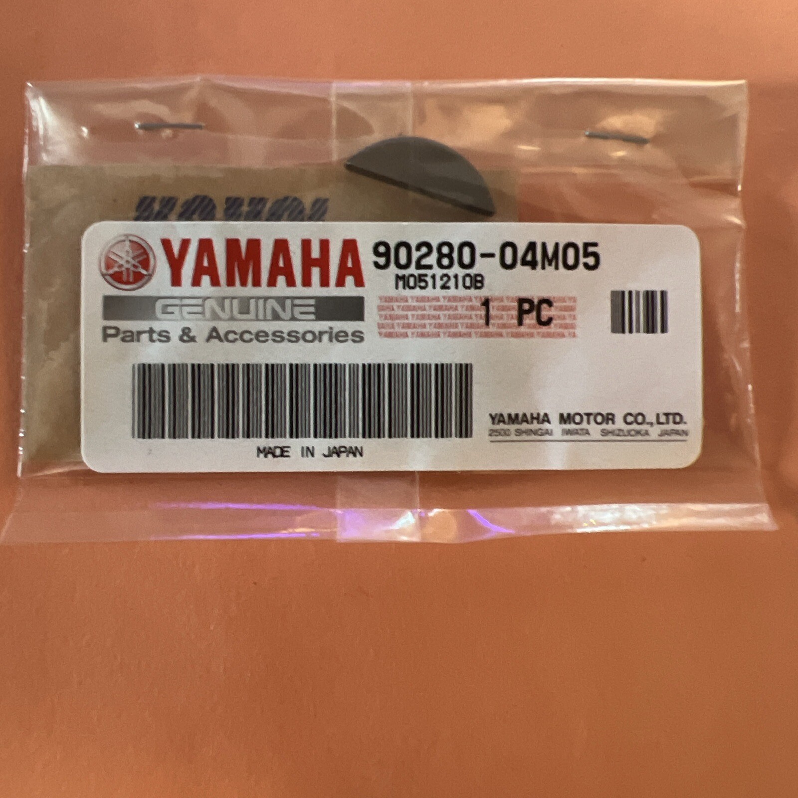 Genuine OEM YAMAHA NOS WATER PUMP WOODRUFF KEY 9028004M05 New eBay