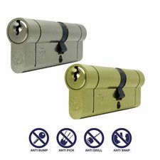 35/45 (30/10/40) Anti Snap Euro Cylinder Door Barrel Lock uPVC Aluminium Timber✔