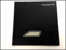 1973 Ford Thunderbird 20-page Vintage Car Sales Brochure Catalog