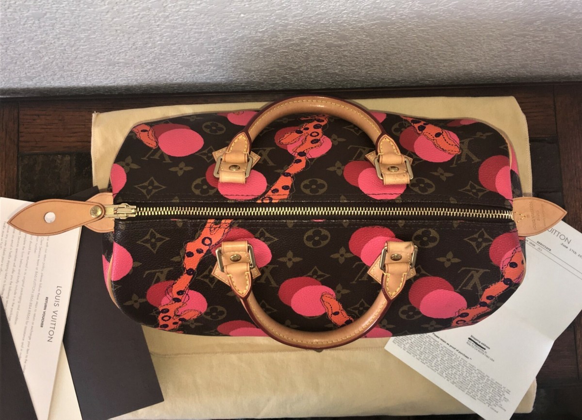 Louis Vuitton パーティーバッグ Pre-Owned Yayoi Kusama x Louis Vuitton Red Monogram Dots