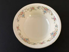 Homer Laughlin Wedgwood G3434 Floral Eggshell Georgian - 8" ROUND VEGETABLE BOWL