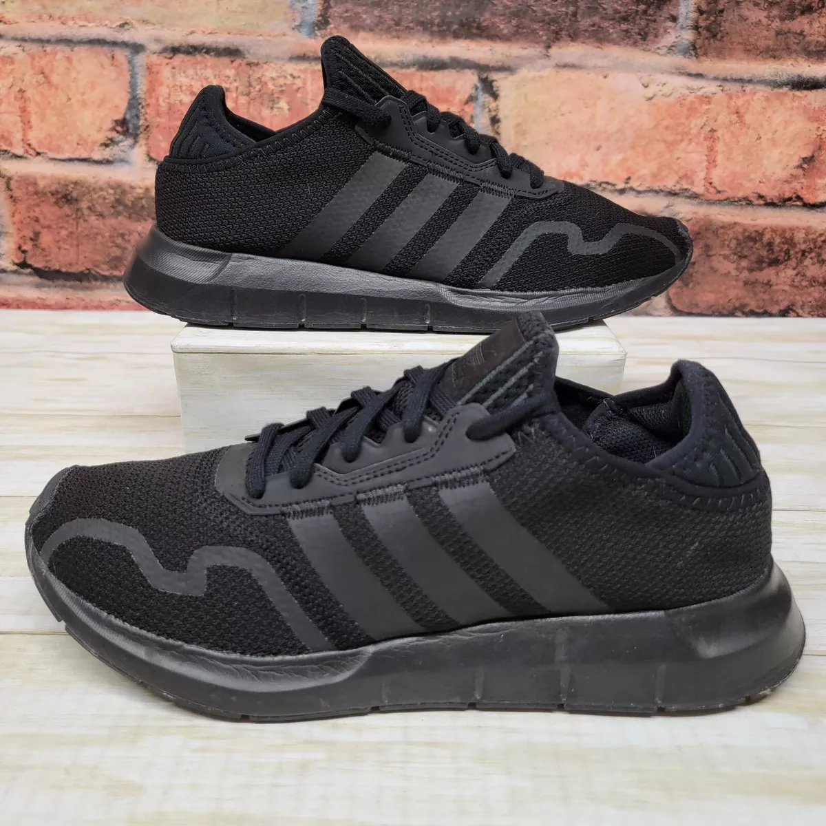 Adidas Mens Originals Swift X Size 9.5 Sneaker Running Shoes Black FY2116 | eBay