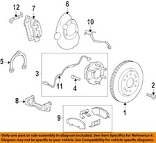 GM OEM 07-26 Acadia Limited Brake Components-Rotor Bolt 11609271
