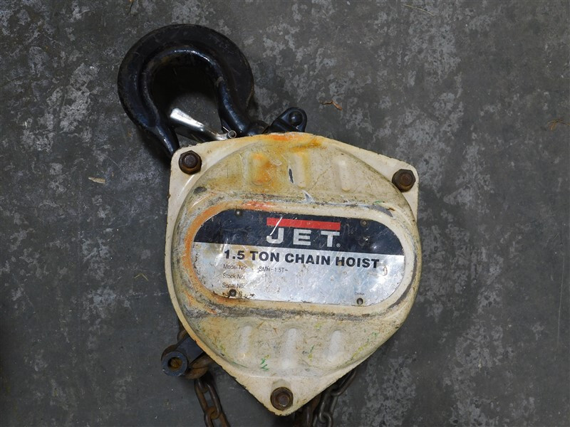 USED Jet SMH-1.5T-20 1.5 Ton Chain Hoists Stock No. 101710 20