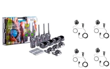 4 WALKIE MIDLAND G9 PRO WORK EDITION WITH BATTERY CHARGER CASE AND HEADPHONES