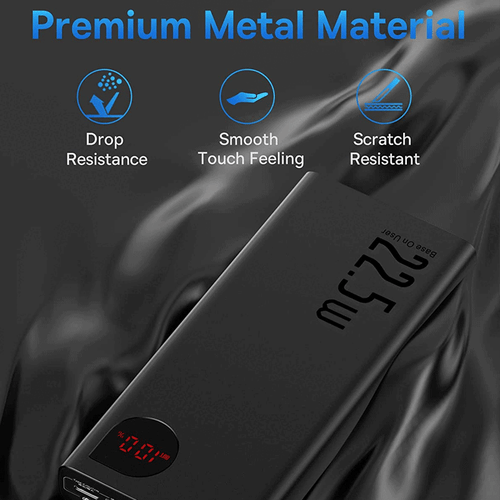 Baseus Power Bank 10000mAh Metall PD QC4.0 Schnell USB C Externer Akku Ladegerät - Bild 5 von 11