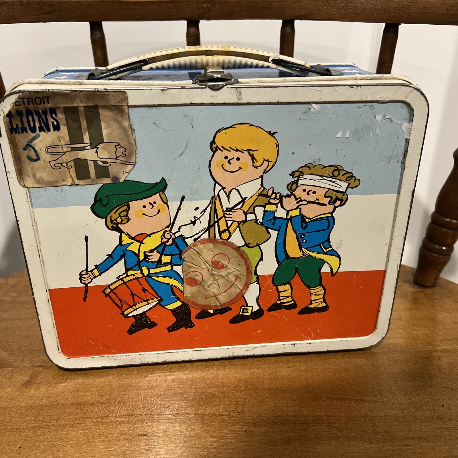 Ohio Art Drum And Fife Yankee Doodle Lunch Box Vintage 1974 No Thermos eBay