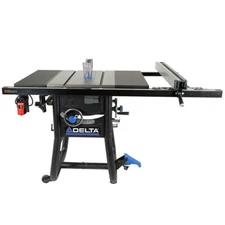 Delta 36-5100T2 15 Amp 30 in. Contractor Table Saw w/ Cast Ext. Wings New