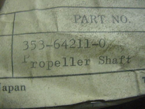 NEW OEM Nissan Tohatsu Propeller Shaft 360642110M 353642110M C4/C79 - Picture 3 of 4