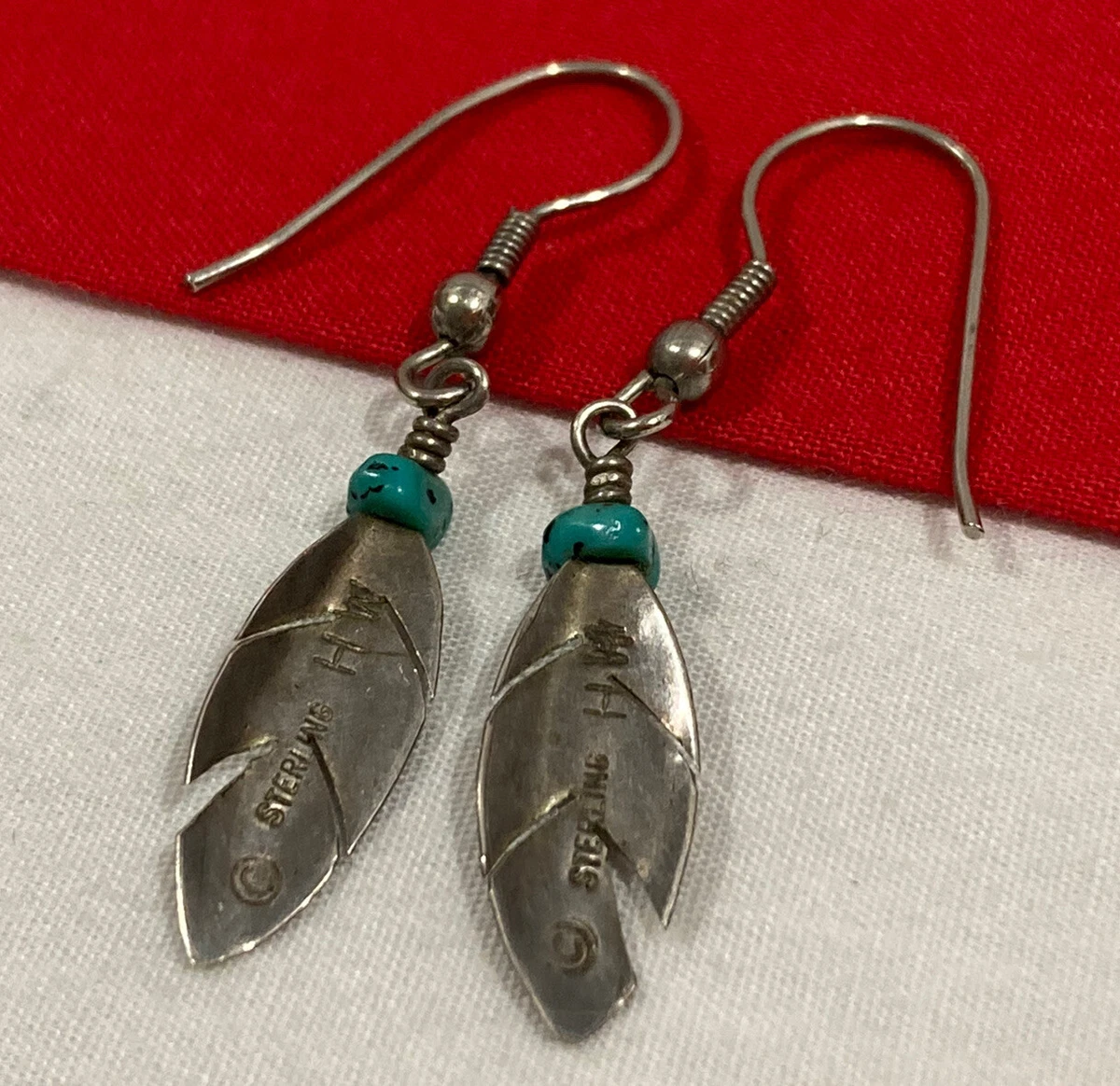 Sterling silver native american earrings sale