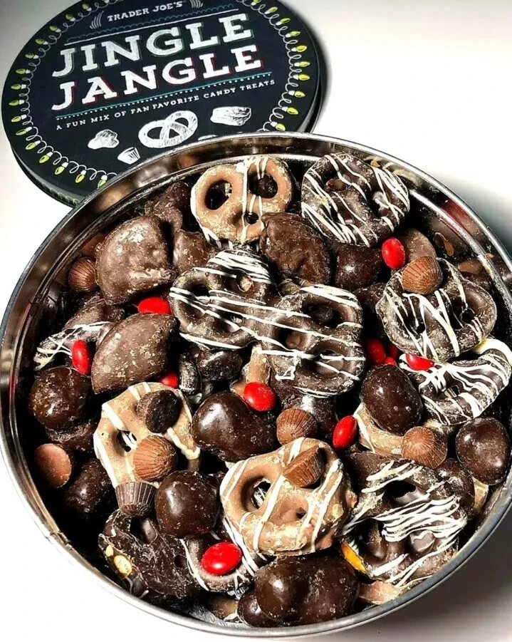 2 Packs Trader Joe's Jingle Jangle Fun Favorite Candy Cookies Mix
