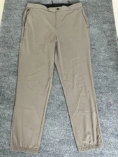 Vuori Mens  Jogger Pants Elastic Waist Drawstring Size XL Green - V444