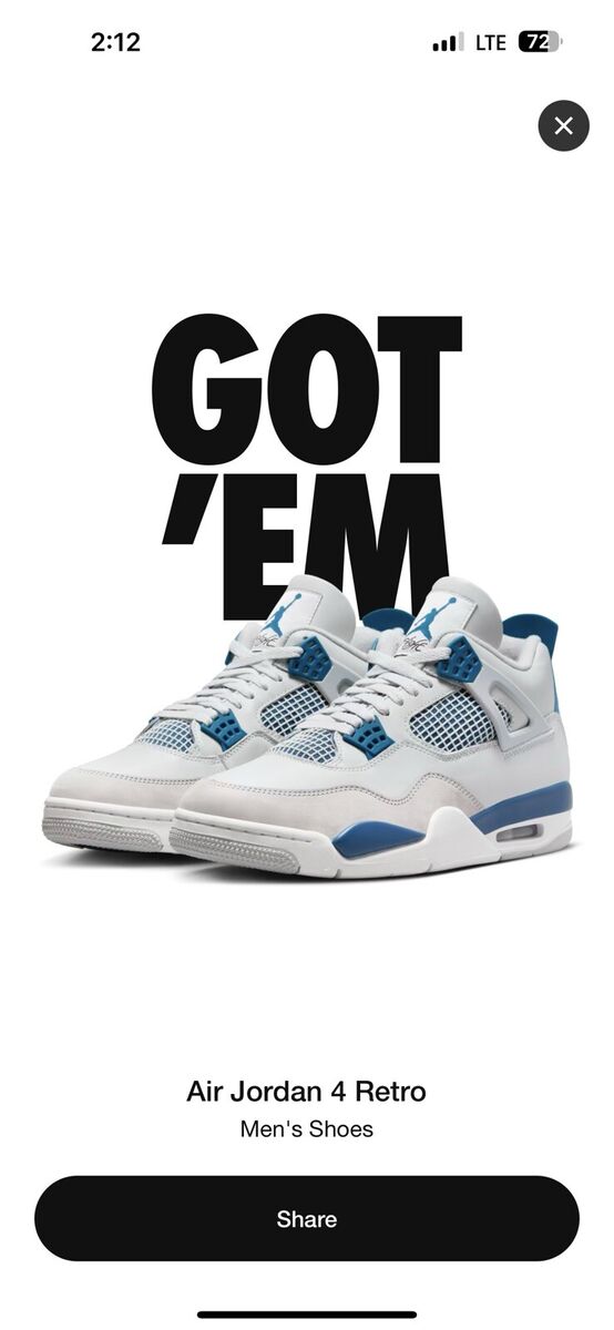 Nike Air Jordan 4 Retro (2024) Industrial Blue FV5029-141 Nike Air Jordan 4 Retro (2024) Industrial Blue FV5029-141