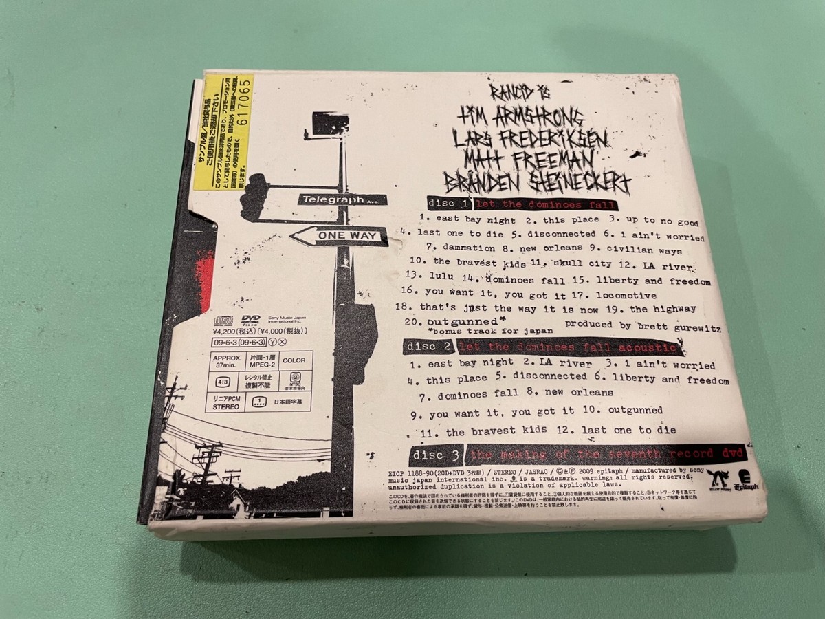 Rancid – Let The Dominoes Fall Japan 2CD+DVD OBI (EICP-1188