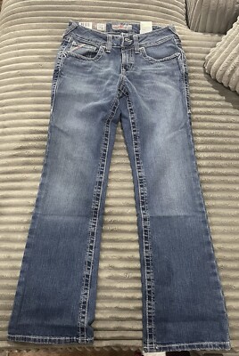 Ariat Women's FR Jeans Oceanside Durastretch Entwined Boot Cut