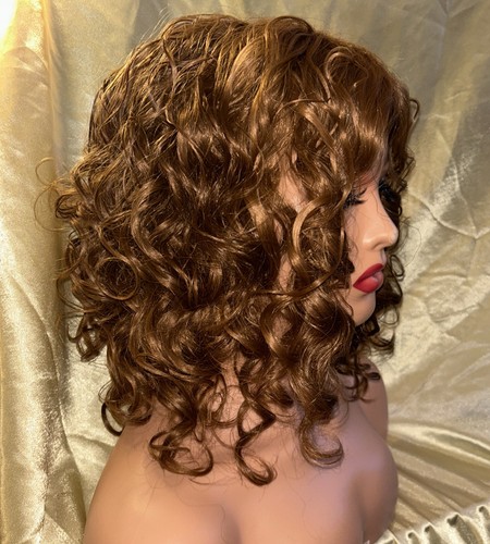 Human Blend Curly Wig - Picture 5 of 16