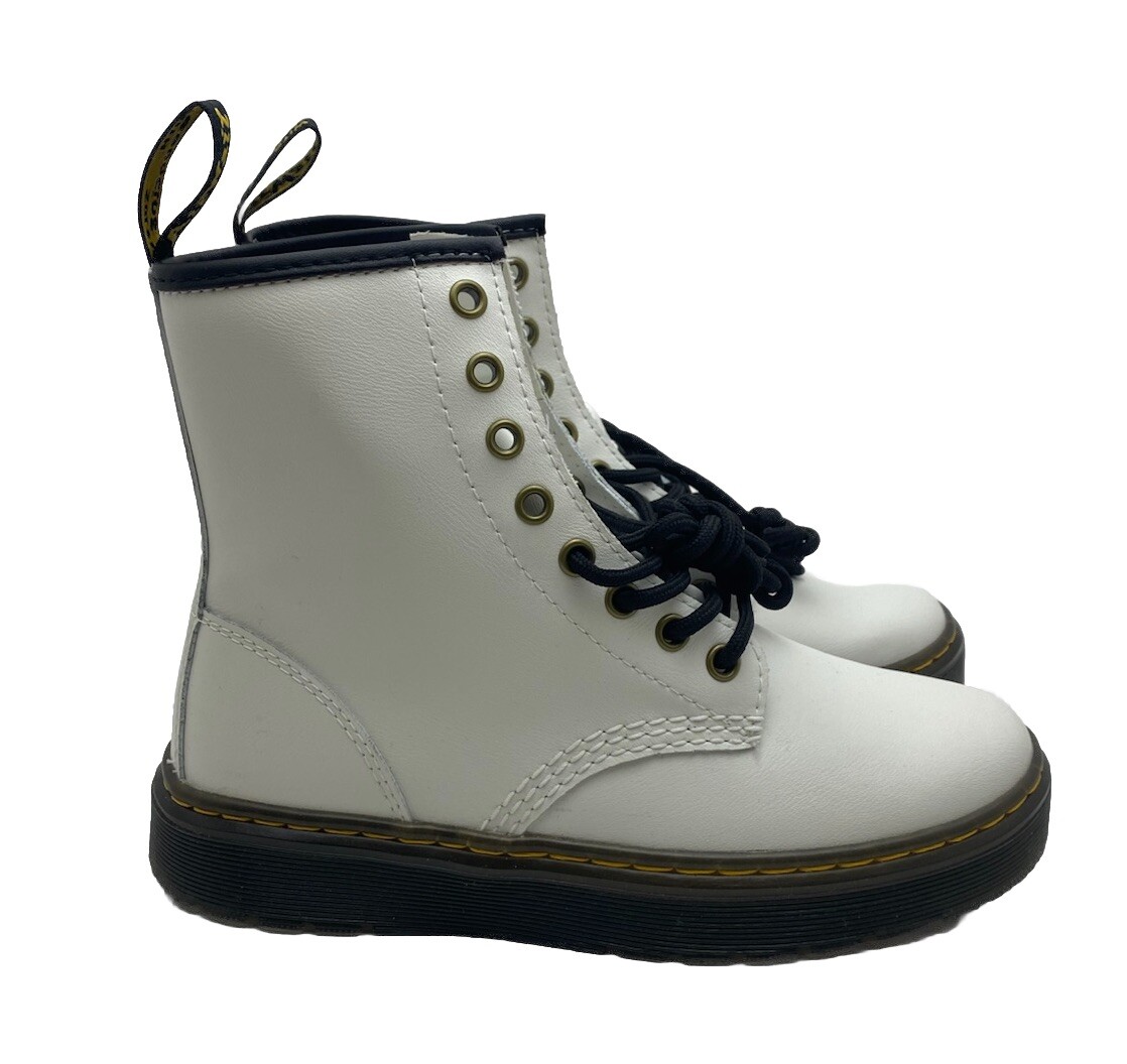 Dr Martens Doc Zavala Size M5 / W6 White Smooth Leather  display picture 2