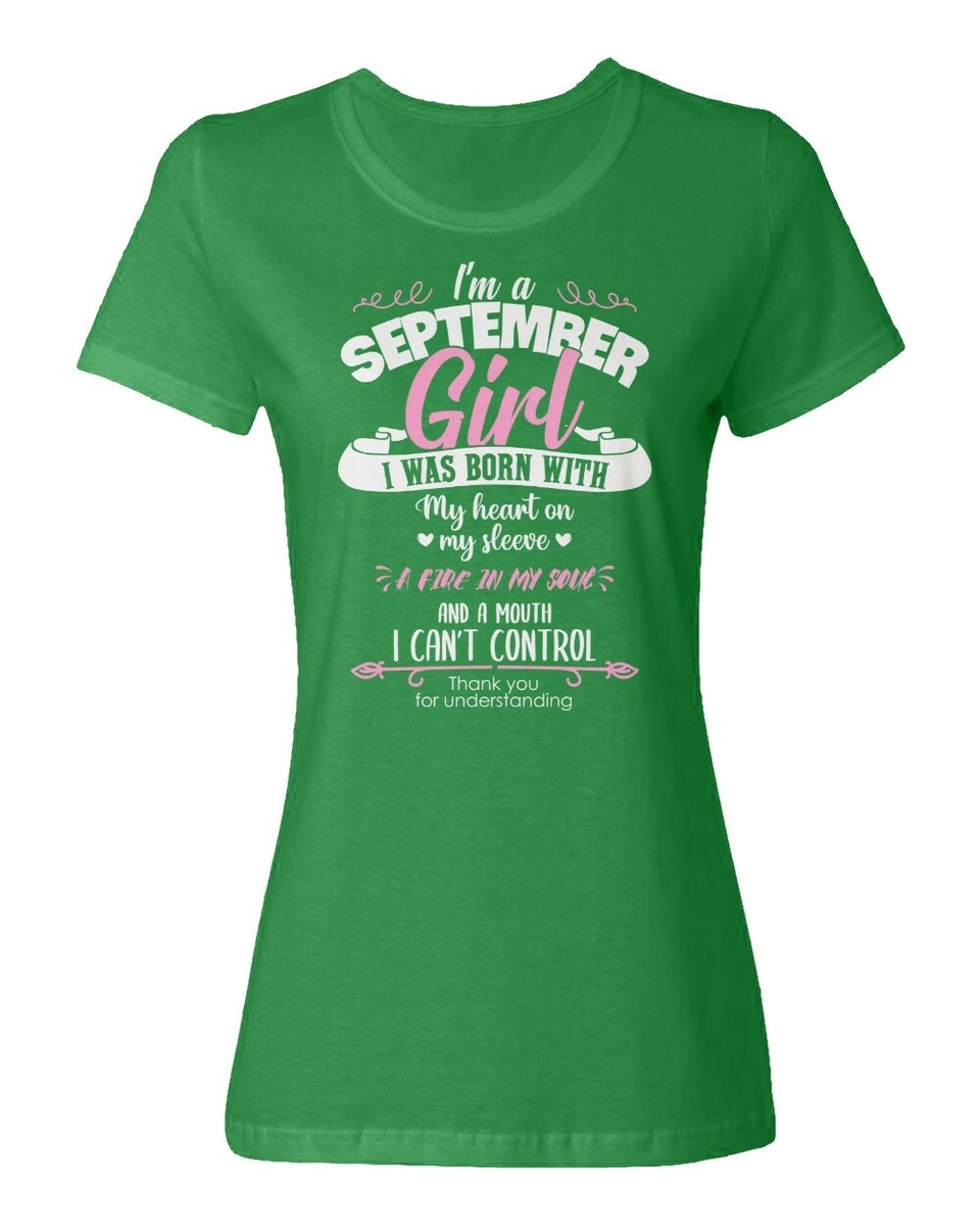 Birthday Girl Born in September Funny Gift B-Day Party Ladies