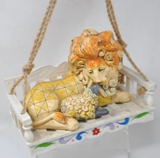 Jim Shore Isaiah's Hope Outdoor Living Collection 2011 Lion & Lamb