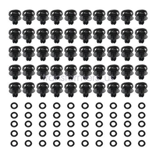 50pc Door Trim Panel Retainer Push Clip 3B0-868-243 For VW Jetta Golf Mk4 Passat - 第 8/9 張圖片